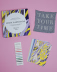 LILIMOON Design-Box mit Farbkarte, Designkarten und Stoffmuster zur Gestaltung einer personalisierten Babydecke