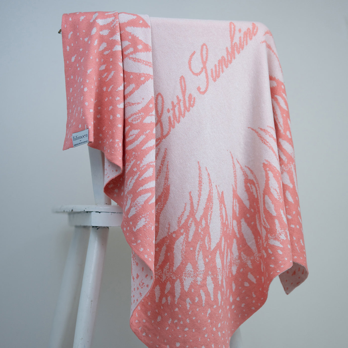 Personalisierte Babydecke SUNSHINE von LILIMOON als Produktaufnahme