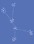 Personalisierte lilimoon Babydecke Sternbild Krebs
